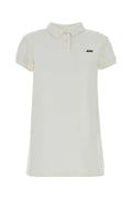 Autry Cotton Polo Polo Dress — White