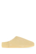UGG Suede & Shearling Slipper — Beige