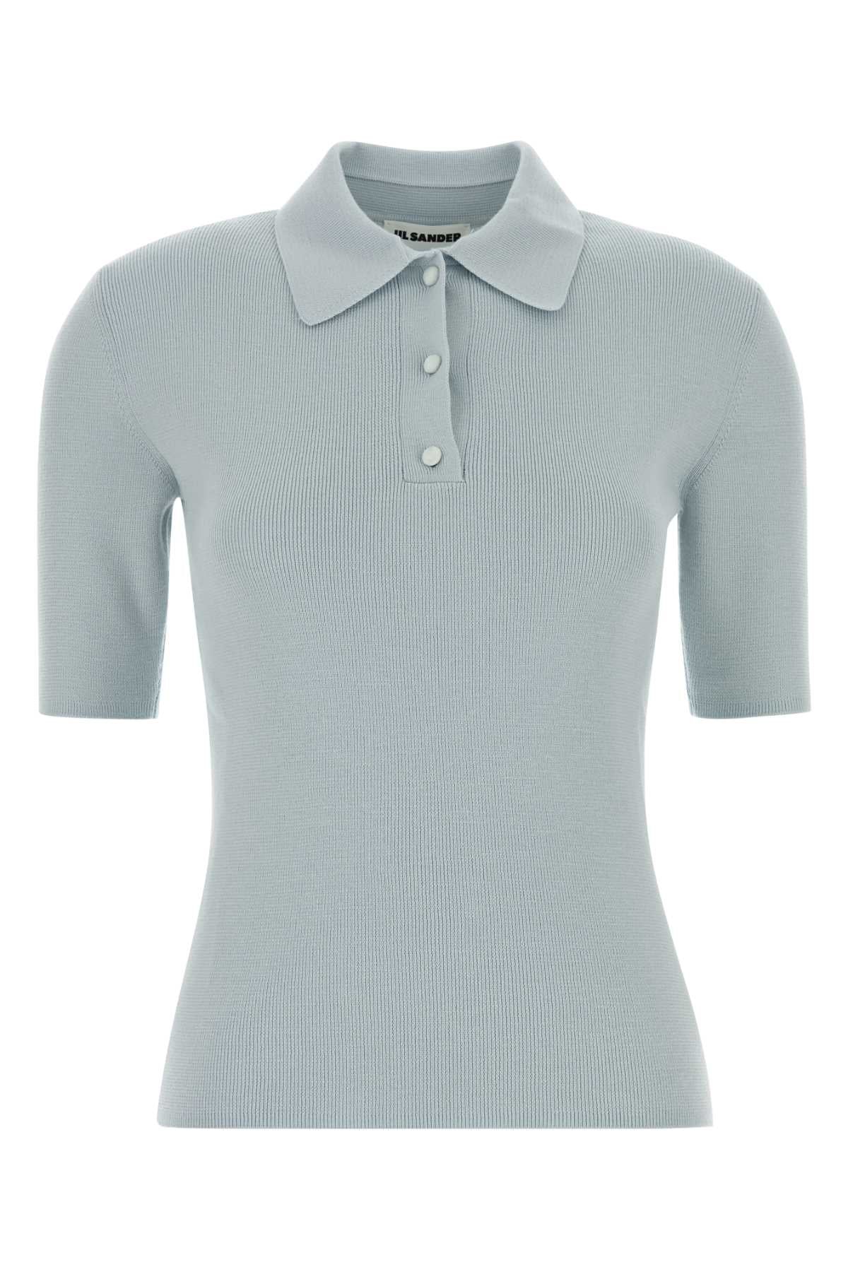Jil Sander Jumper Polo Shirt — Blue