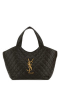 Saint Laurent Icare Shopping Shoulder Bag — Black