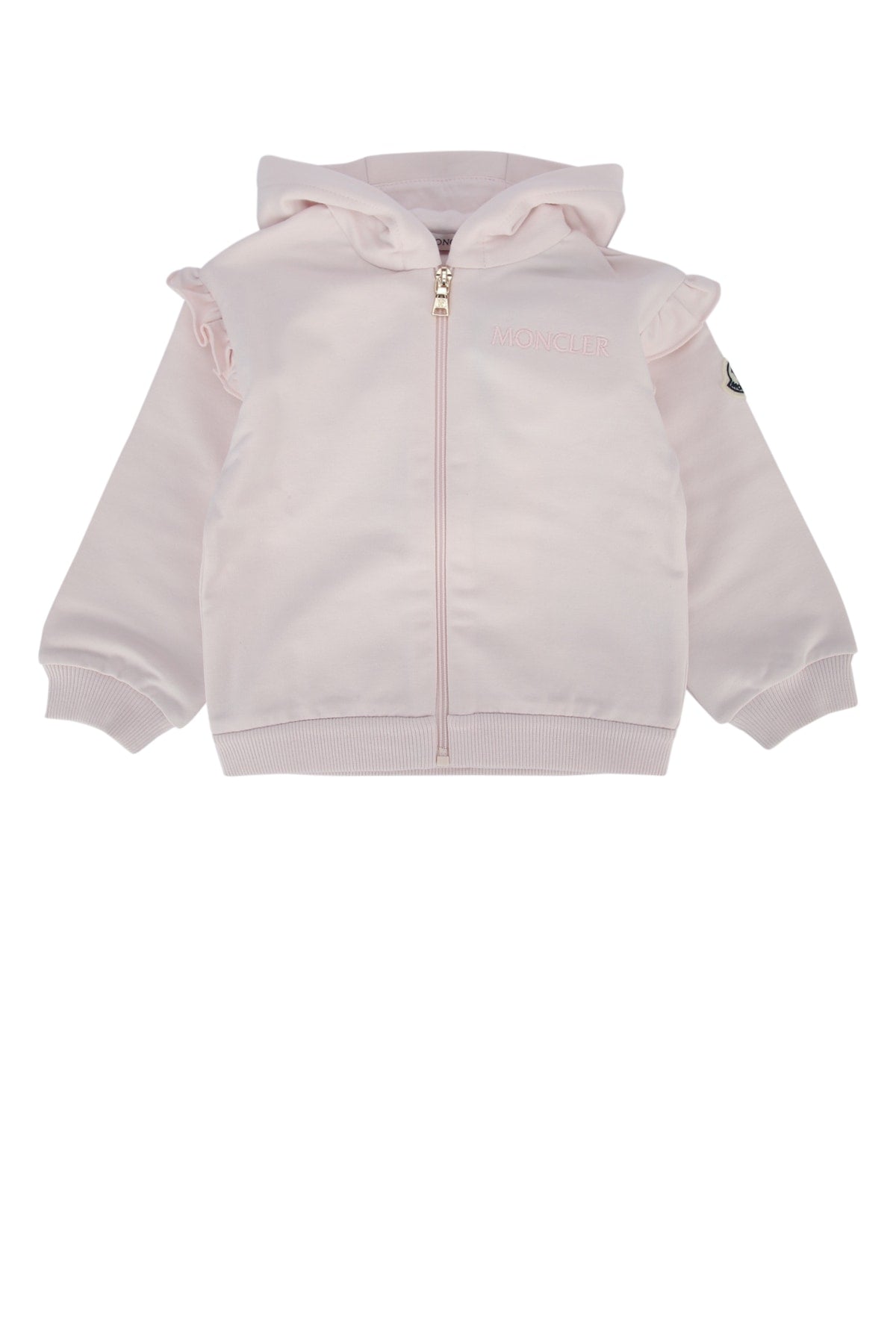 Moncler Jr Clothing Hoodie — Pink