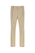 Prada Cotton Trousers — Beige