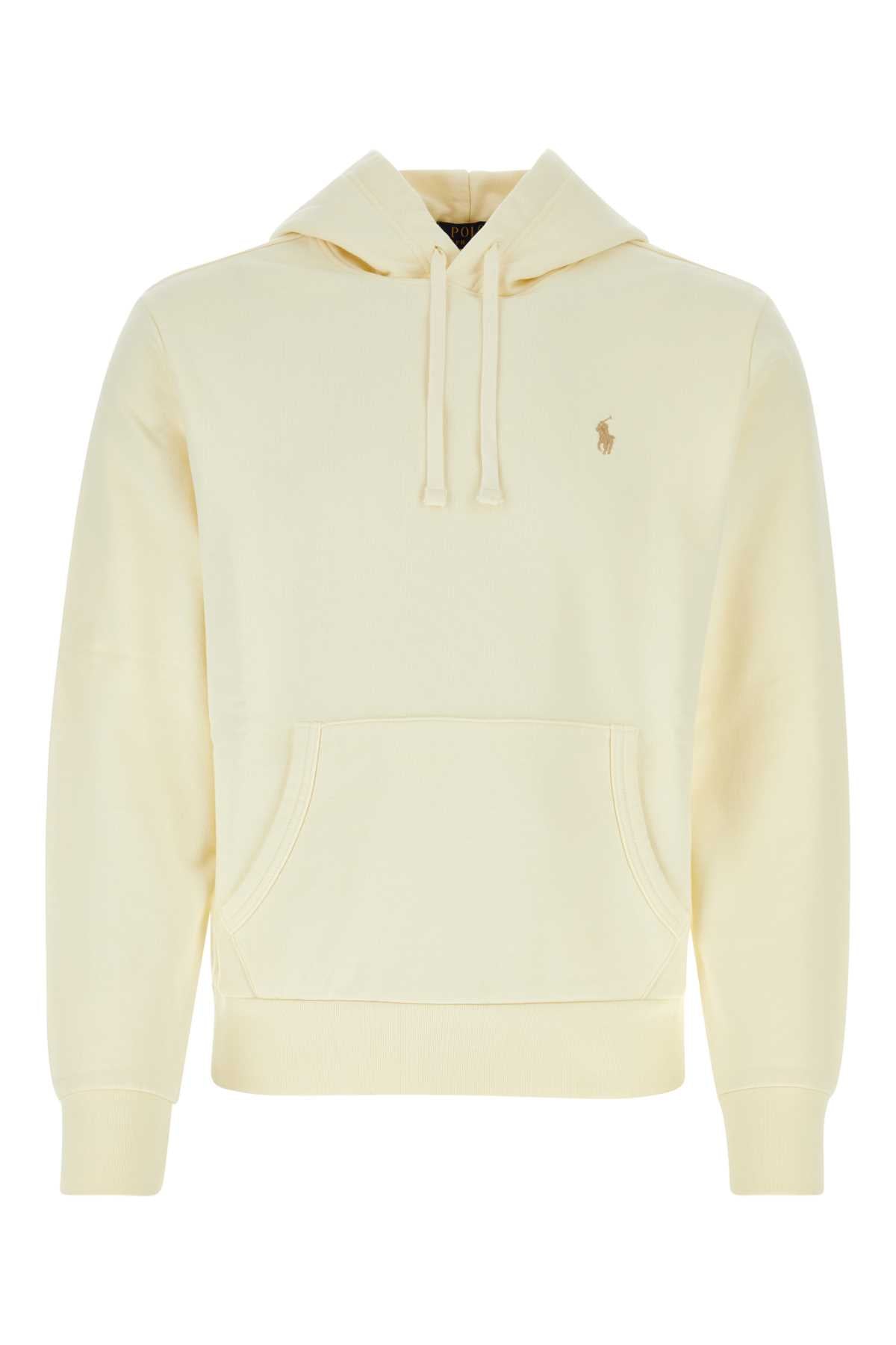 Polo Ralph Lauren Logo Hoodie — Cream