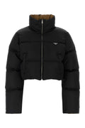 Chaqueta de plumas Prada — Negro