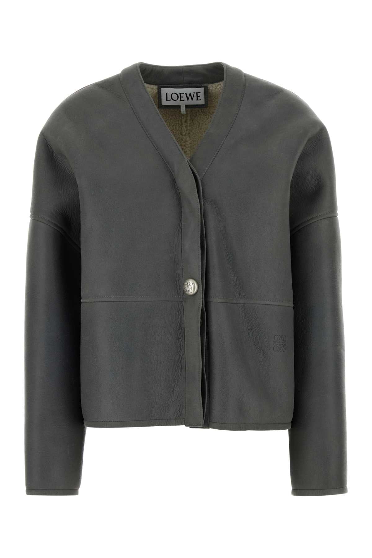 Loewe Lightgrey Jacket — Gray