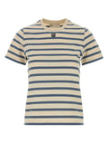 Tory Burch Cotton T-Shirt — Beige