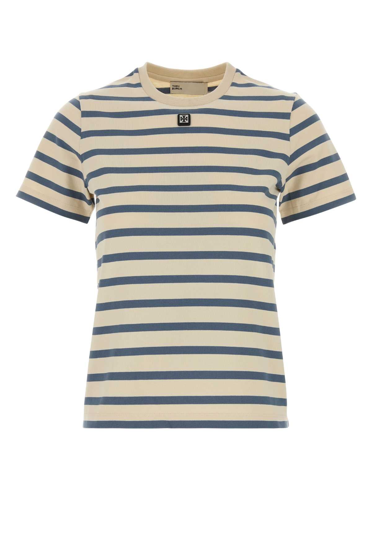 Tory Burch Cotton T-Shirt — Beige