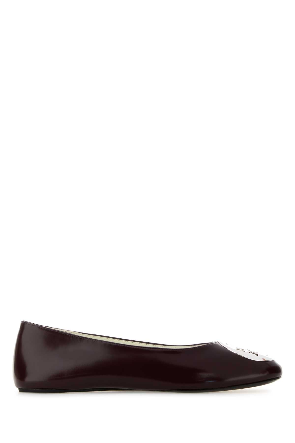 Tory Burch Reva Flat — Burgundy