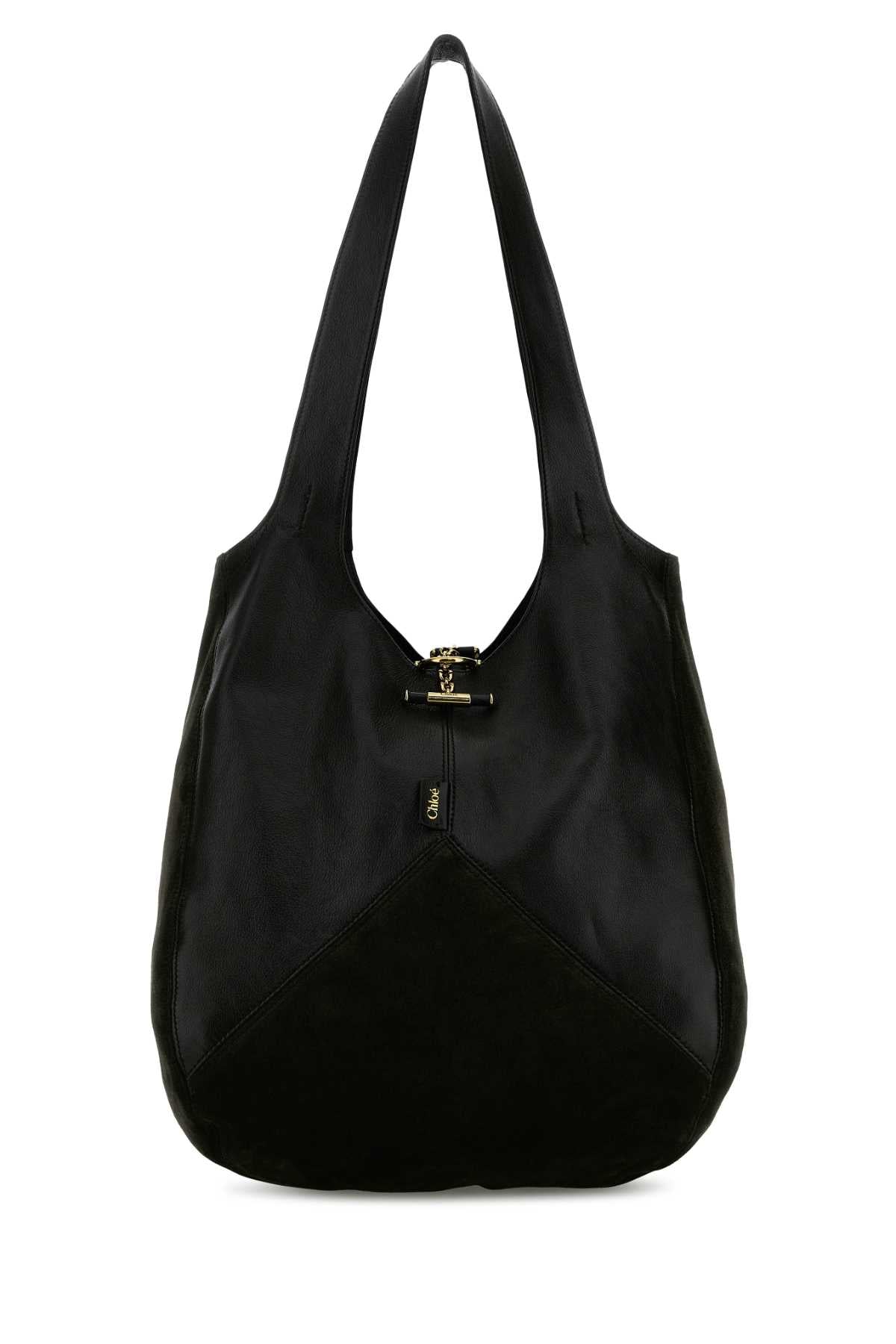 Chloé Balloon Shoulder Bag — Black