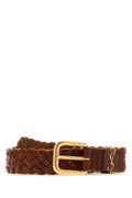 Saint Laurent Cintura Belt — Brown