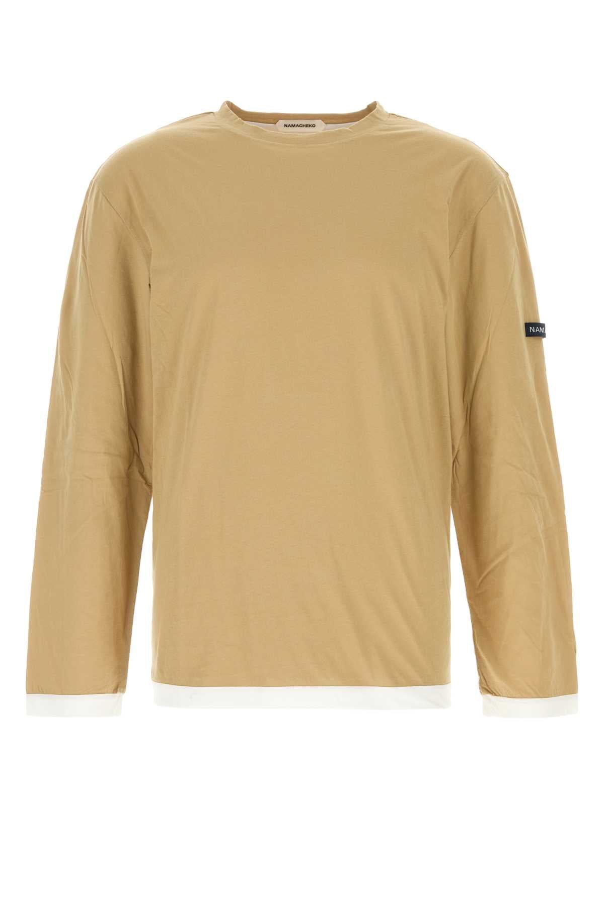 Camiseta Namacheko Coupled — Beige