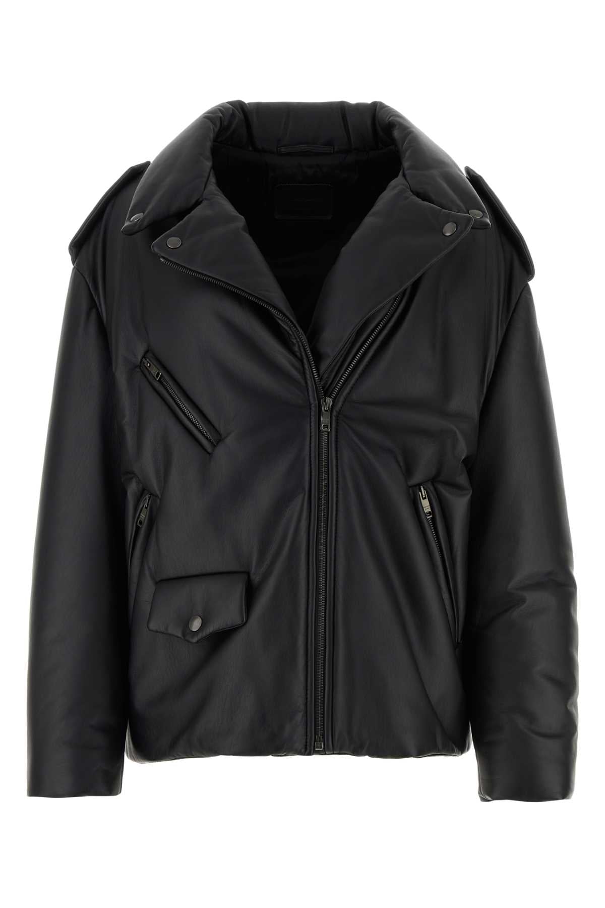 Prada Chiodo Down Jacket — Black