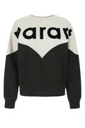 Isabel Marant Etoile Two-Tone Cotton Blend Sweatshirt — Black