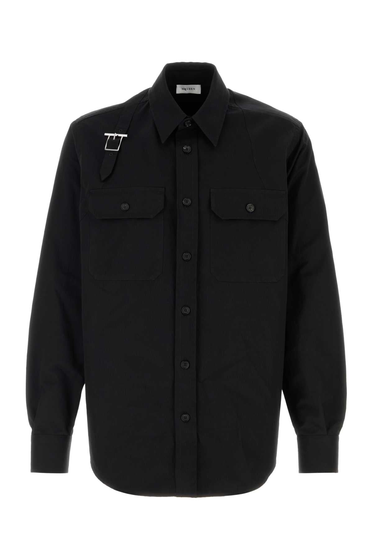 Alexander McQueen Harness Utility Shirt — Black