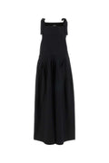 Weekend Cotton Poplin Dress — Black