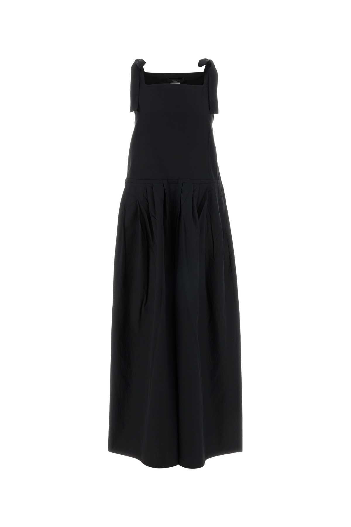 Weekend Cotton Poplin Dress — Black