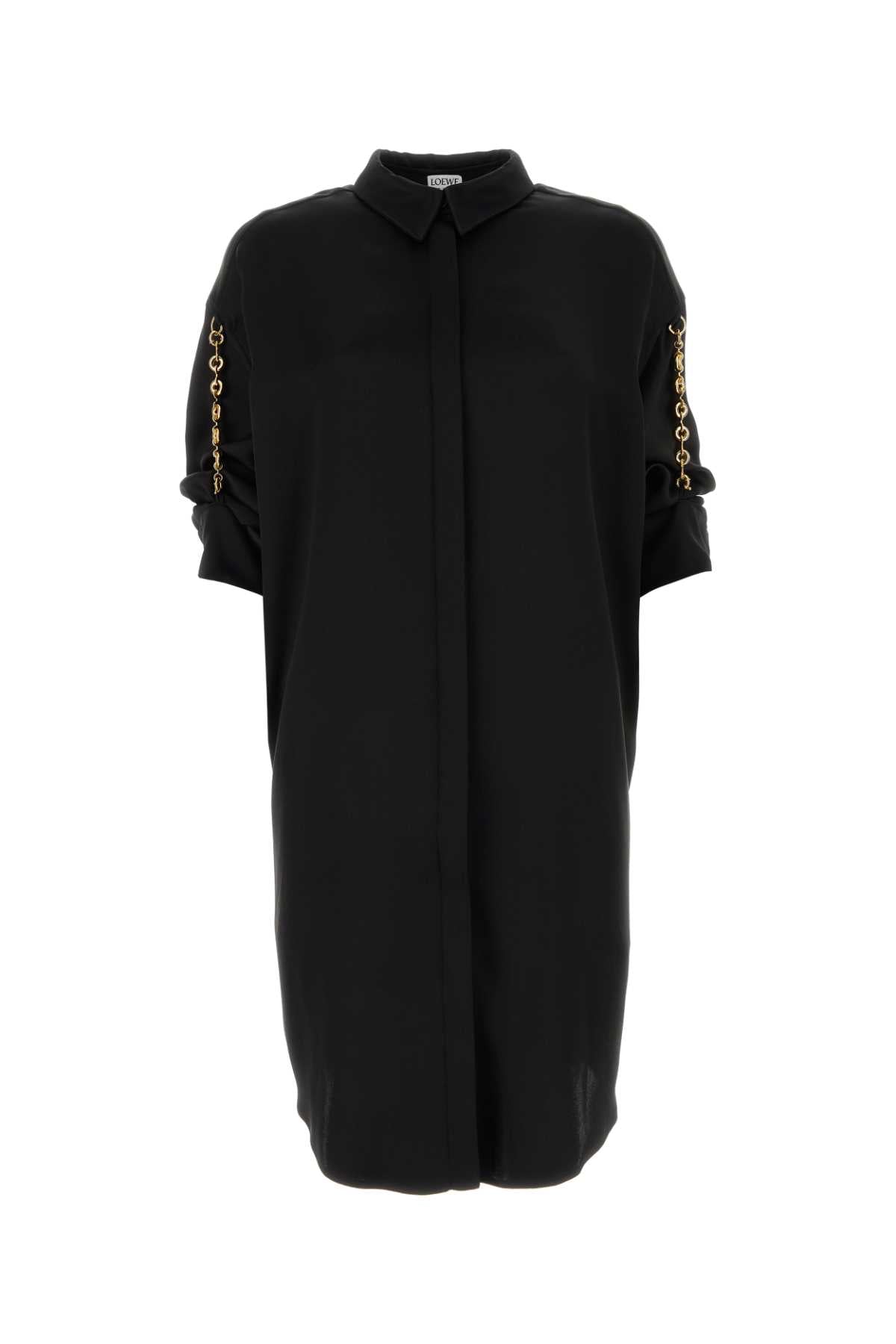 Loewe Abito Shirt Dress — Black