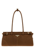 Prada Bonnie Shoulder Bag — Brown