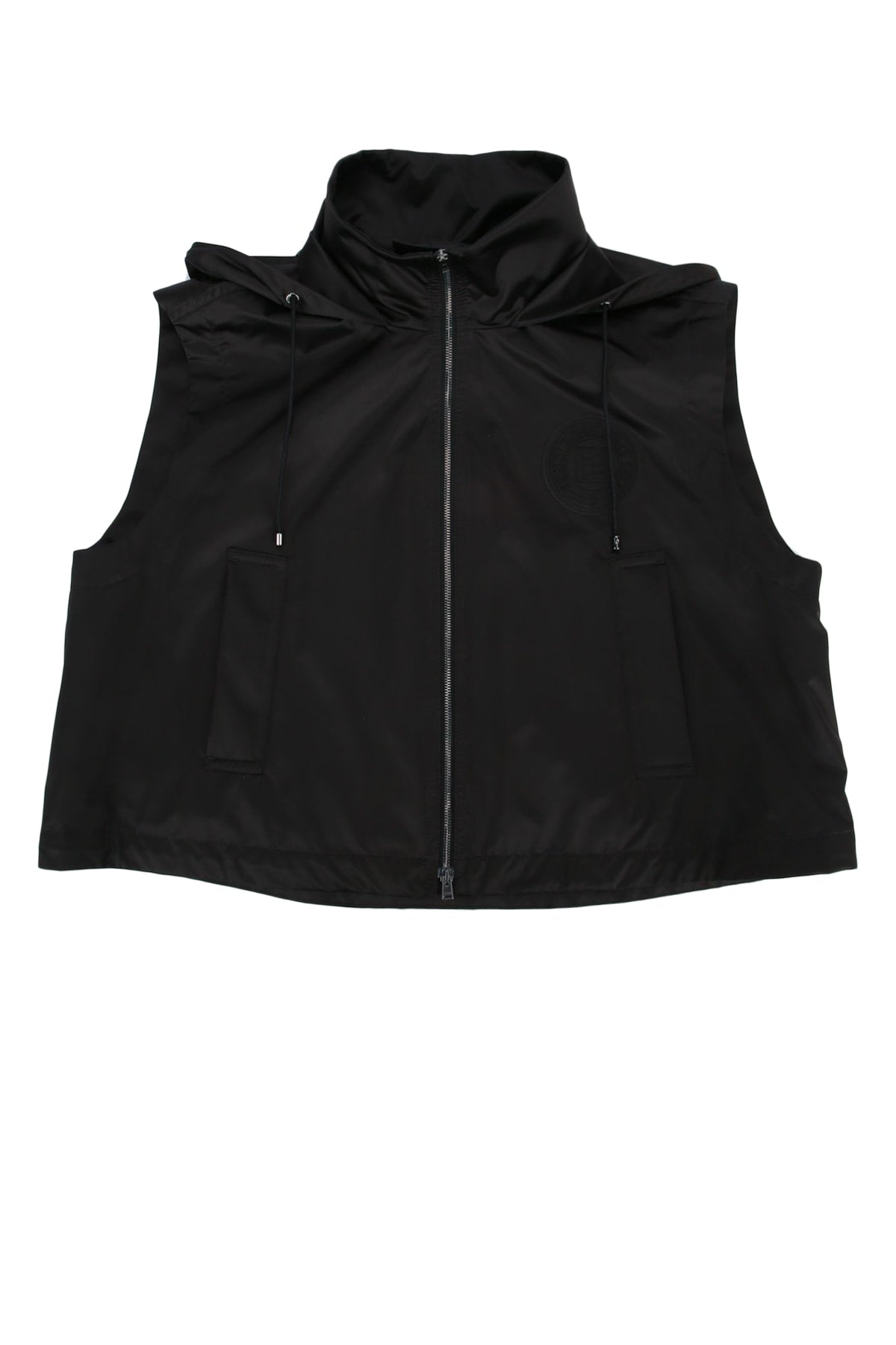 Fendi Hooded Vest — Black