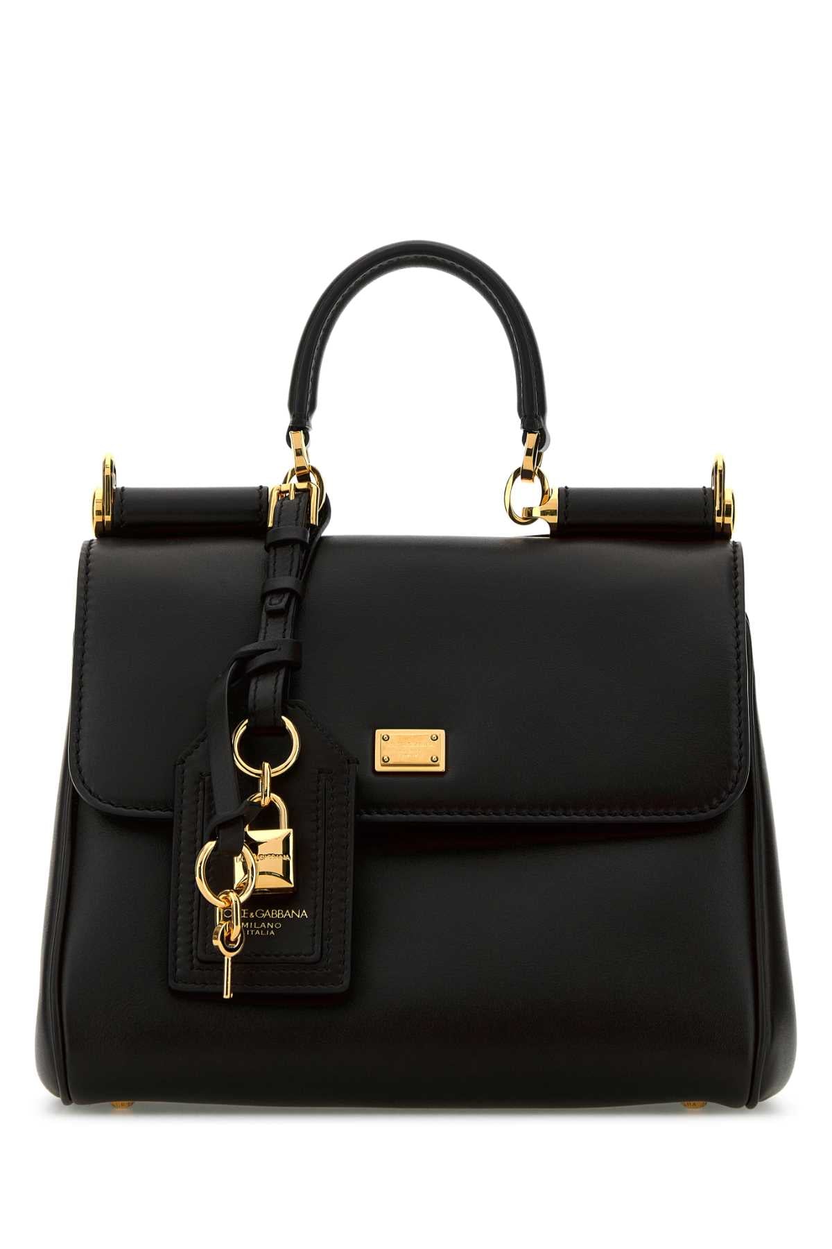 Dolce & Gabbana My Sicily Top Handle Bag — Black