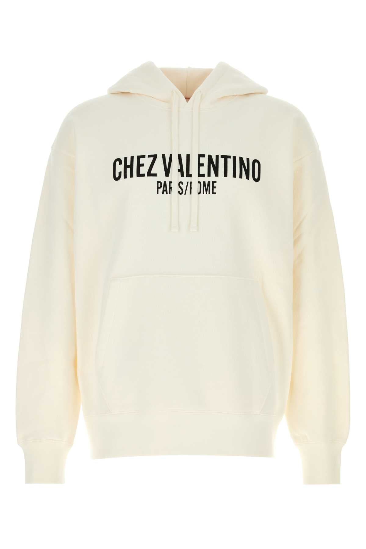 Sudadera Valentino Garavani Felpa — Blanca