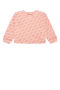 Kenzo Junior Logo-Embroidered Cotton Sweatshirt — Pink