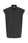 Vetements Ribbed Poplin Shirt — Black