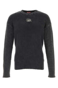 Diesel Ribbed Cotton Sweater — Black