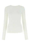 Givenchy Stretch Nylon Long-Sleeve Top — White