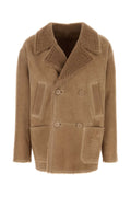 Fendi Shearling Jacket — Beige
