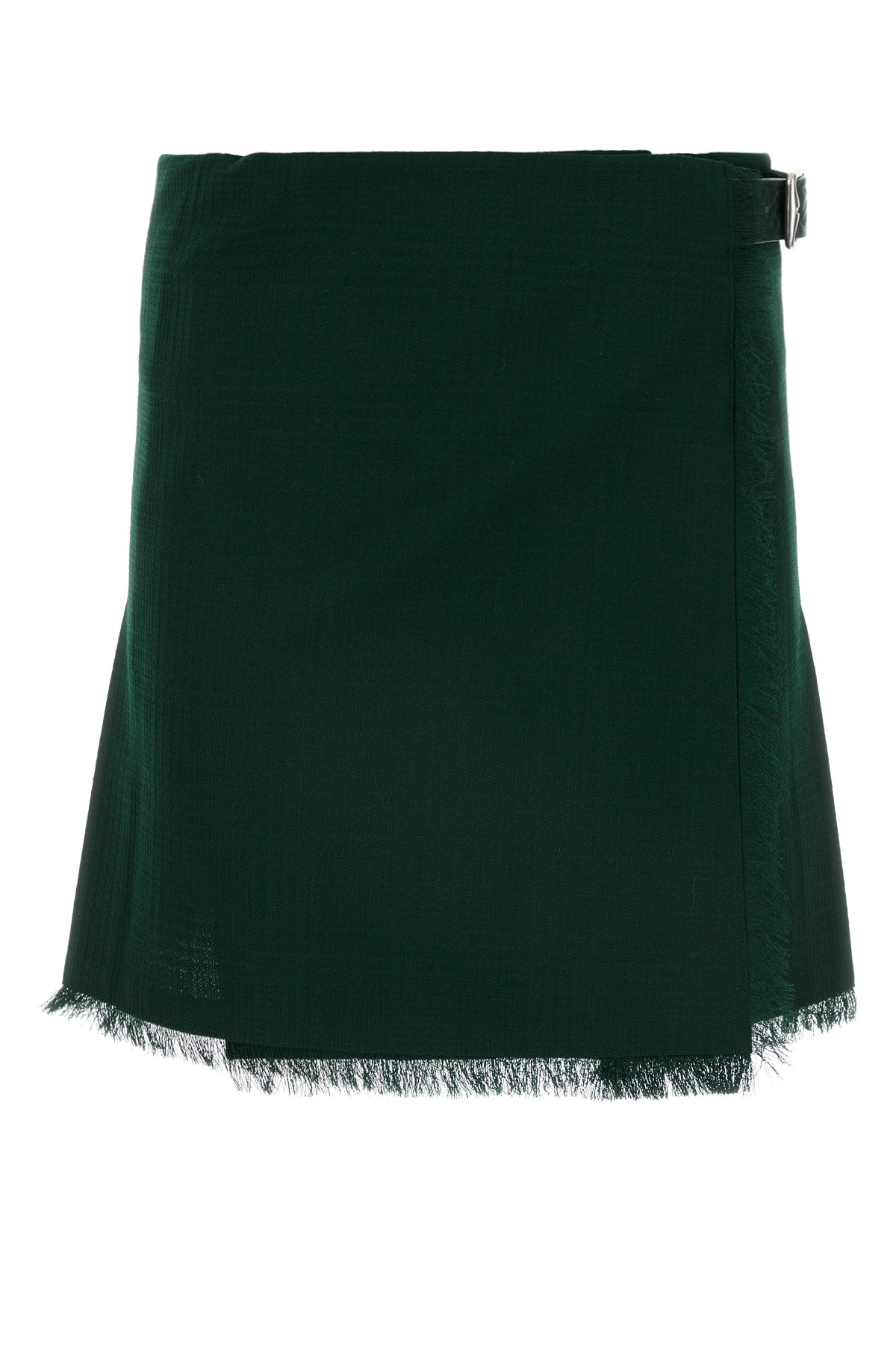 Burberry Virgin Wool Skirt — Green