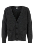Bottega Veneta Dett Cardigan — Gray