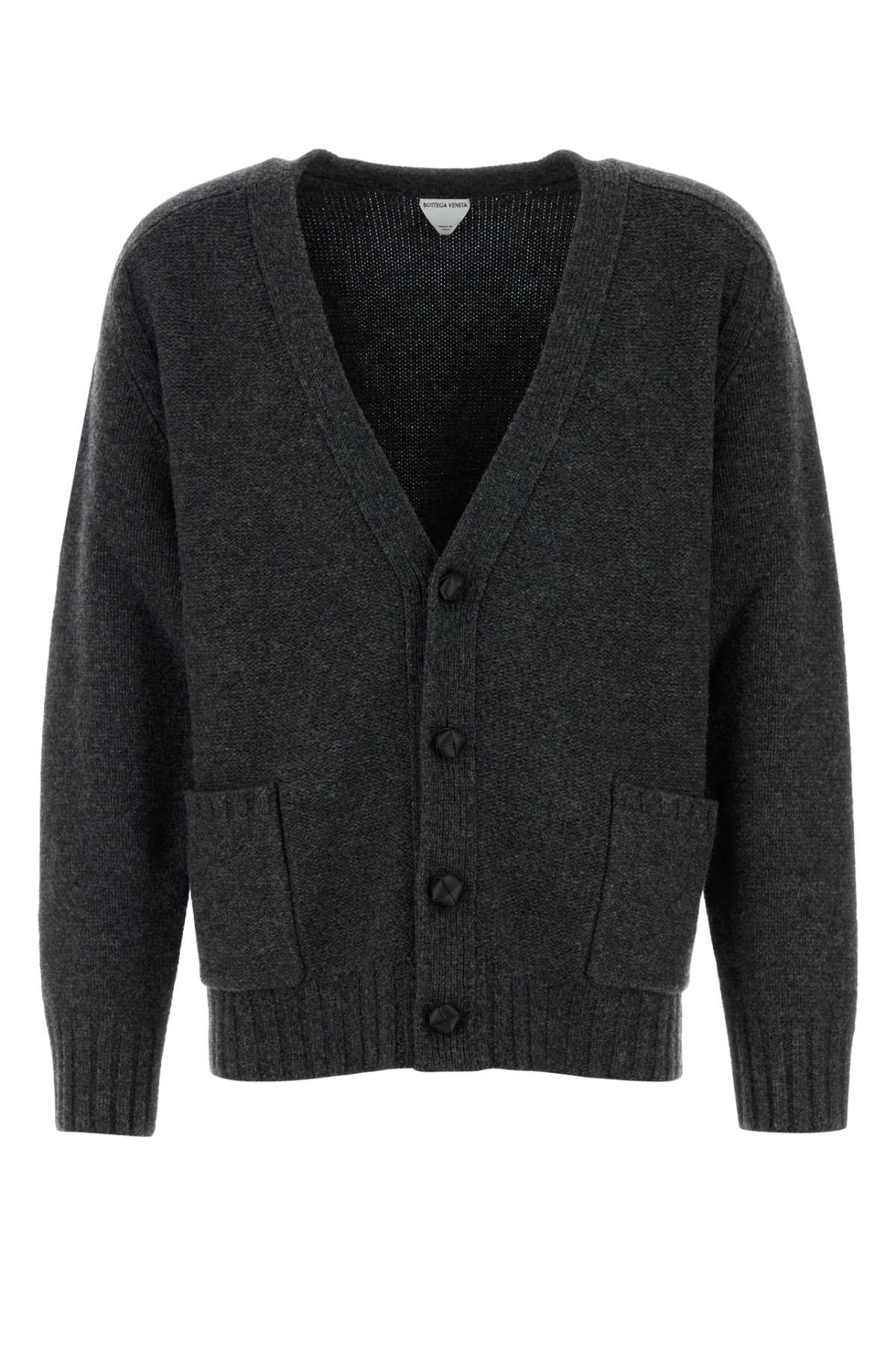 Bottega Veneta Dett Cardigan — Gray