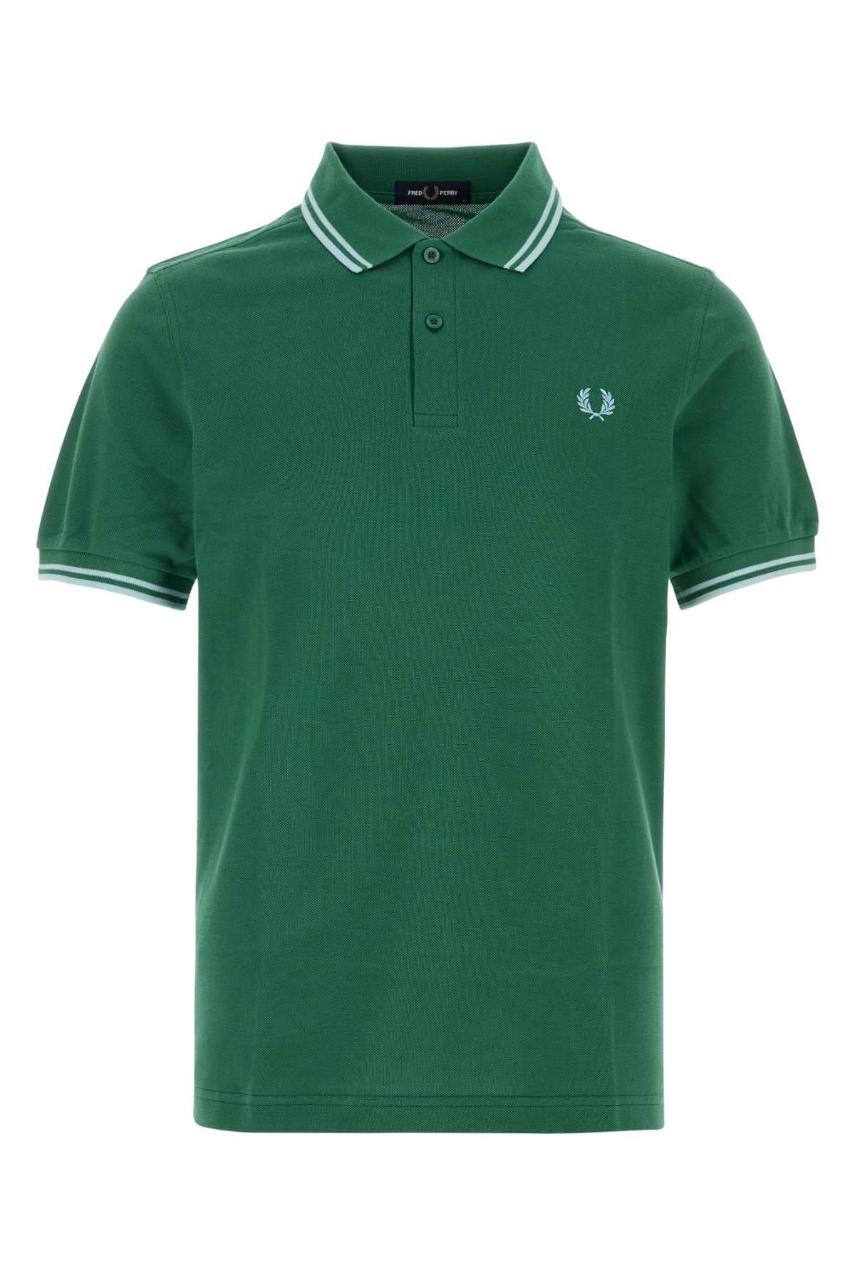 Polo Fred Perry Twin — Verde