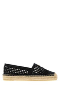 Prada Crochet Espadrille — Black