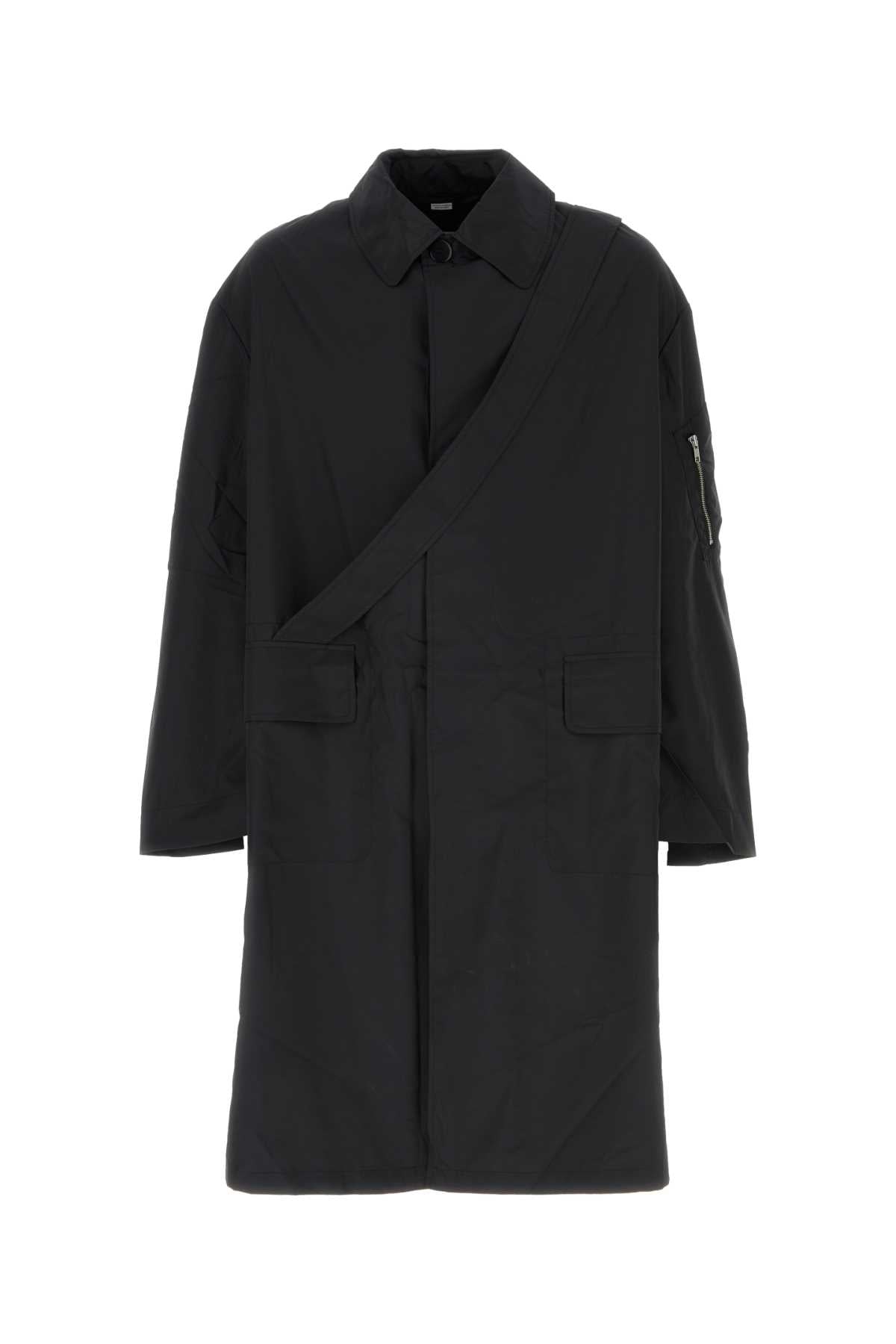 Random Identities MAGLIA Coat — Black