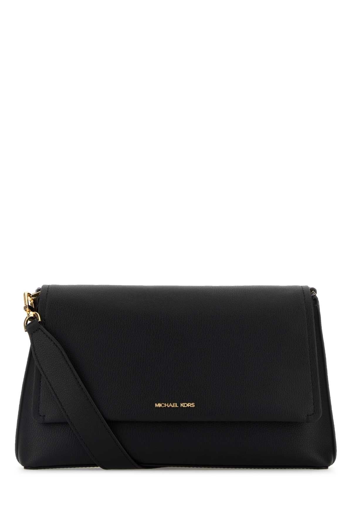 Michael By Michael Kors Messenger Crossbody Bag — Black