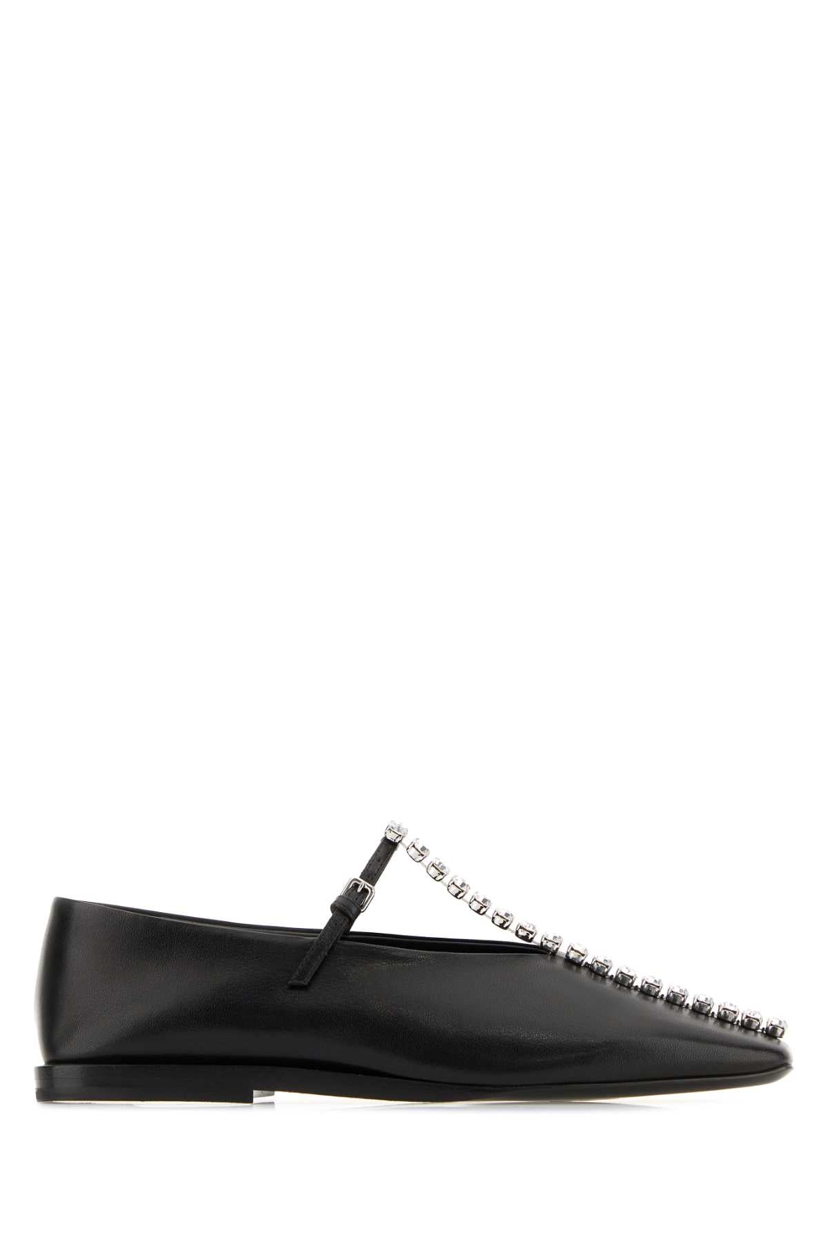 Jil Sander Ballerina Flat — Black