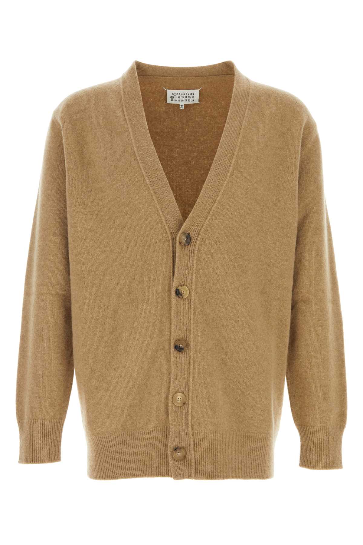 Maison Margiela Wool Cardigan — Beige