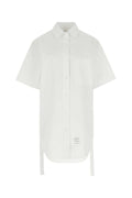 Thom Browne Poplin Shirt Dress — White