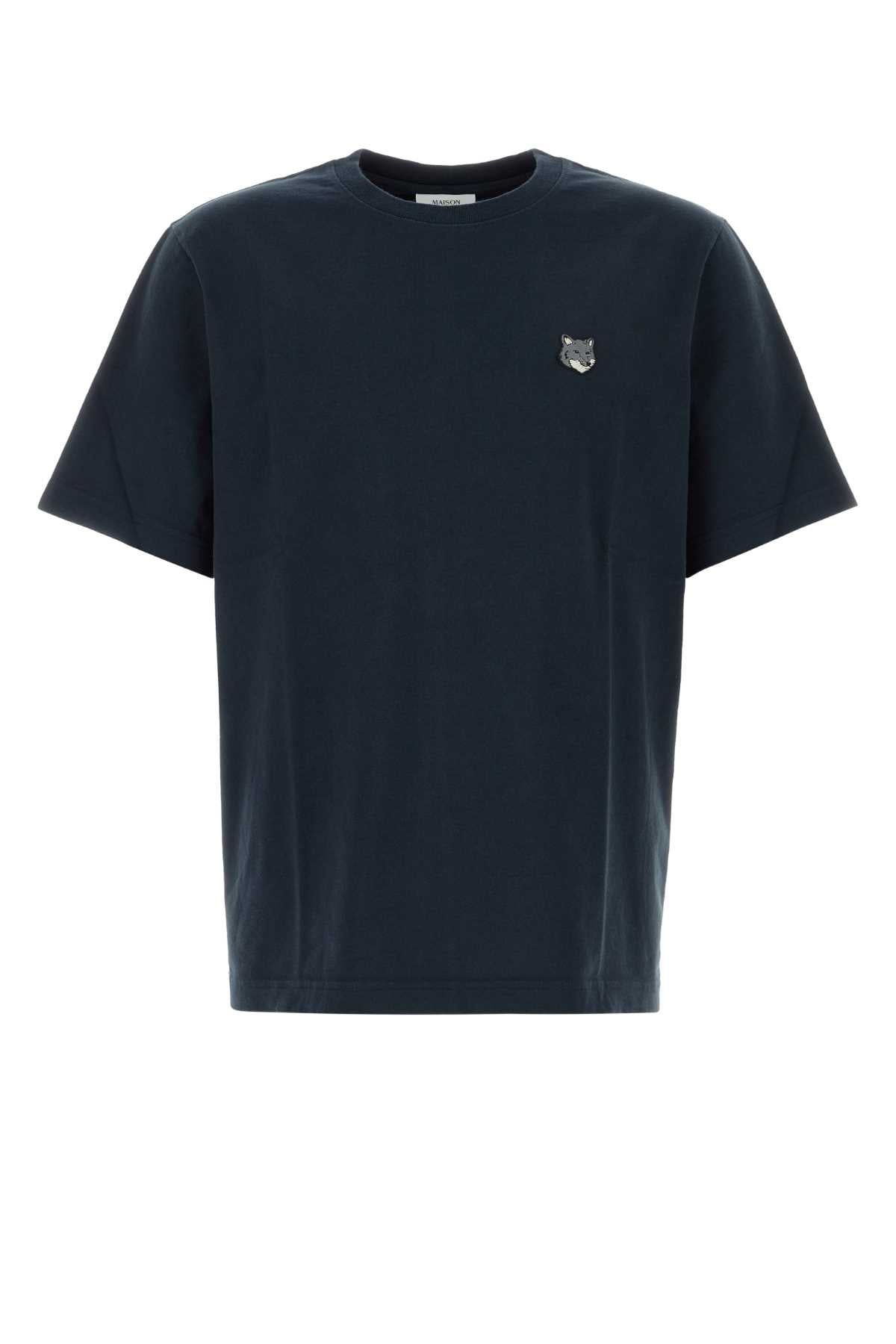 Maison Kitsune Head T-Shirt — Navy
