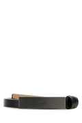 Max Mara Leather Belt — Black