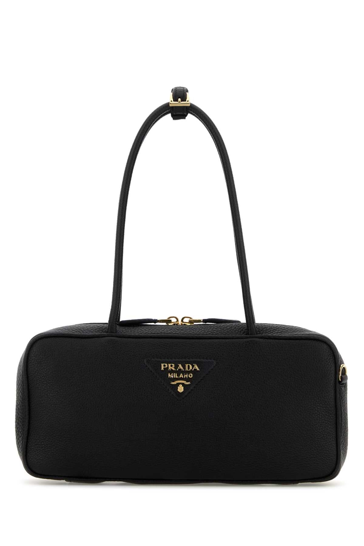 Prada Milano Shoulder Bag — Black