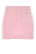Prada Cashmere Mini Skirt — Pink