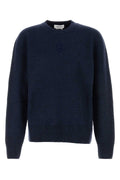 Alexander McQueen Neck Sweater — Navy