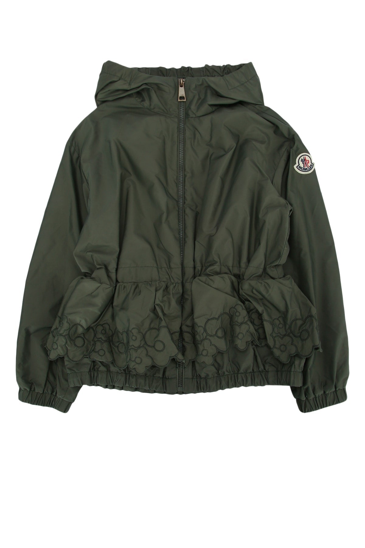 Moncler Jr Jacket Down Jacket — Green
