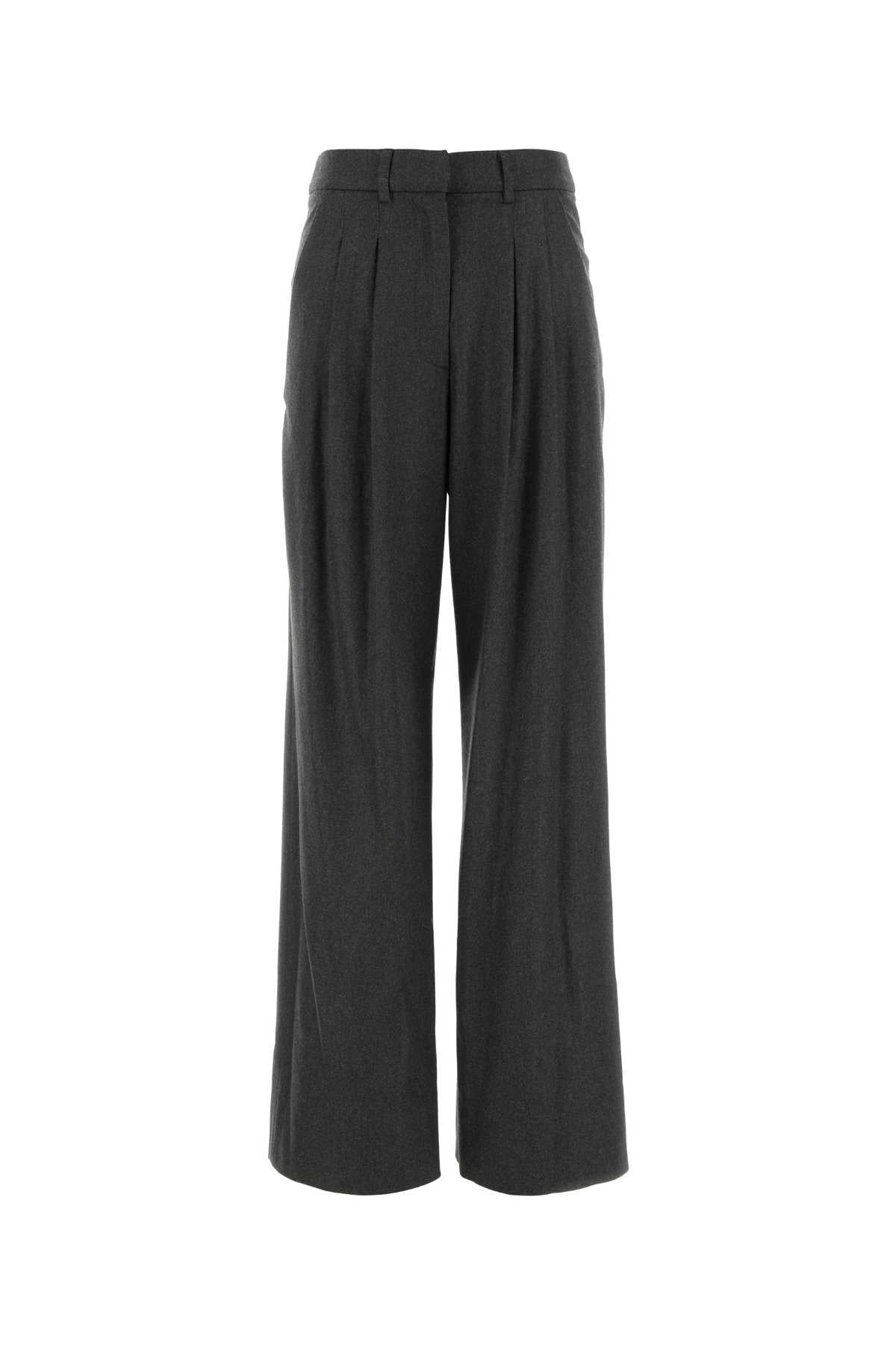 Pt Torino Virgin Wool Blend Trousers — Gray