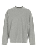 Jil Sander Cotton Long-Sleeve T-Shirt — Gray