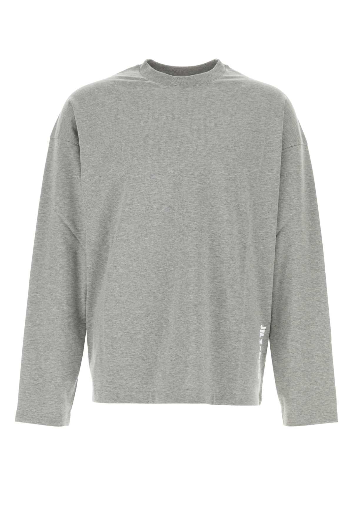 Jil Sander Cotton Long-Sleeve T-Shirt — Gray