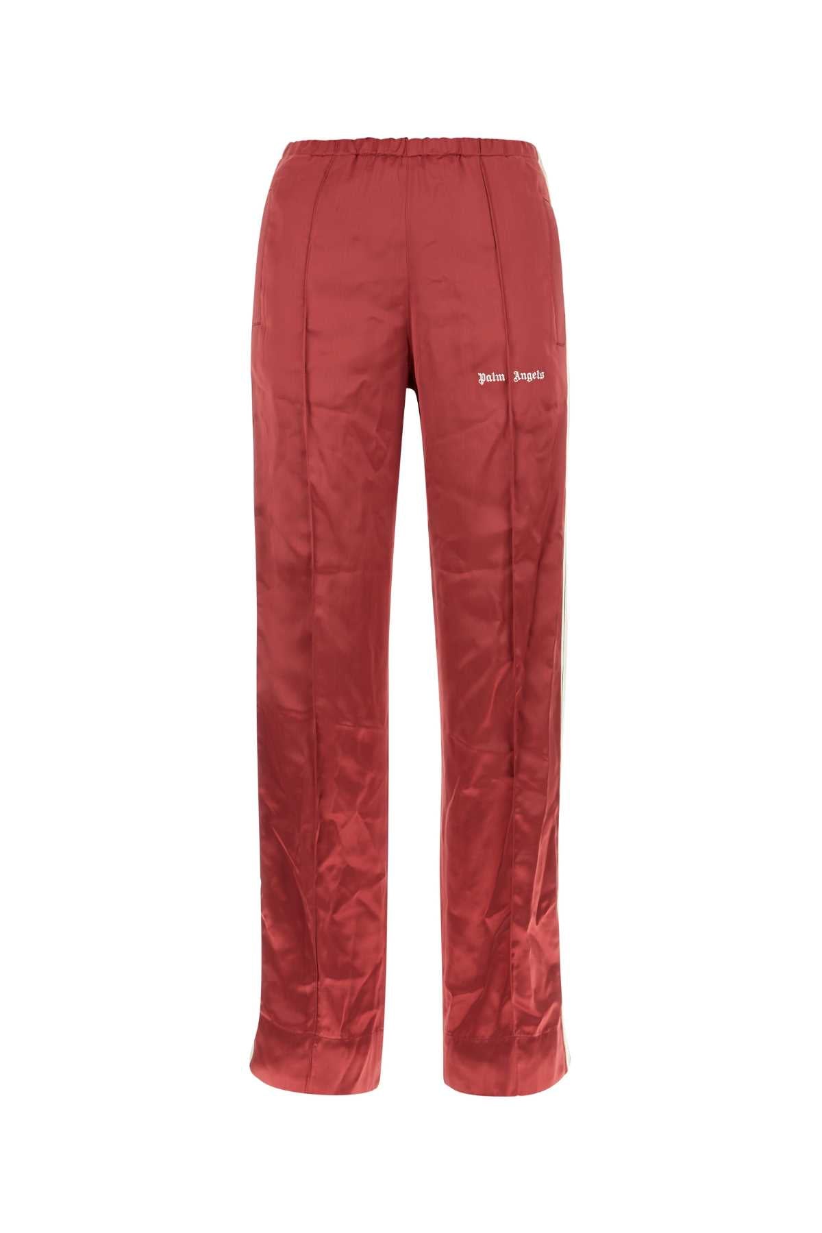 Palm Angels Viscose Trousers — Red